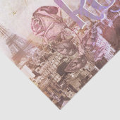  Romantische Rozen in het tijdschrift Parijs Tissuepapier (Detail)