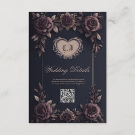 Romantische  rozen. informatiekaartje