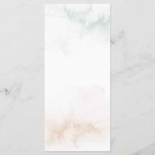 Romantische Rozen & Kalligrafie Menu (Achterkant)