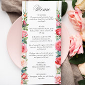 Romantische Rozen & Kalligrafie Menu
