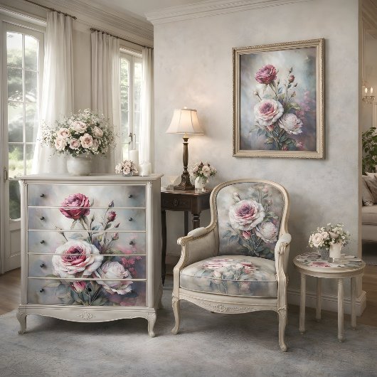 Romantische Rozen Kunst Decoupage Tissuepapier