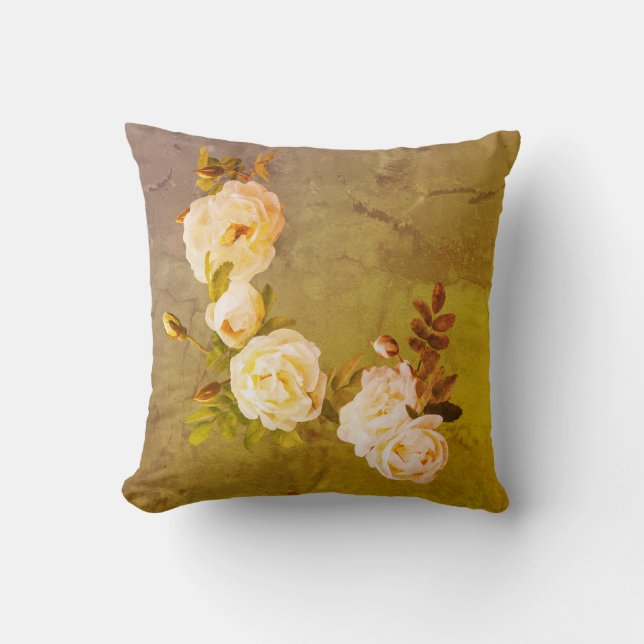 Romantische  Rozen Kussen (Voorkant)