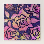Romantische Rozen Legpuzzel - Schilderkunst (Horizontaal)