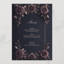 Romantische  rozen. menu