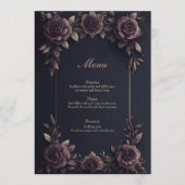 Romantische rozen. menu (Voorkant)