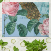 Romantische Rozen Musical Peacock Theedoek (Gevouwen)