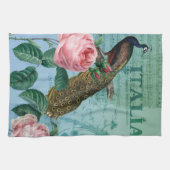 Romantische Rozen Musical Peacock Theedoek (Horizontaal)