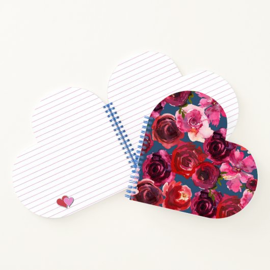 Romantische Rozen Notitieboek (Binnen)