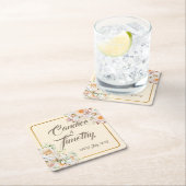 Romantische  Rozen. Personaliseren. Kartonnen Onderzetters (Insitu)