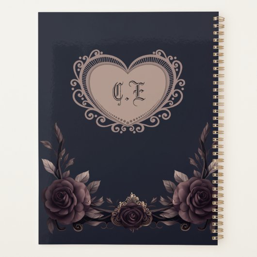 Romantische rozen. planner (Achterkant)