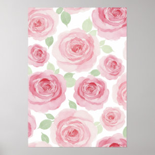 Romantische Rozen Poster