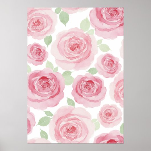 Romantische Rozen Poster (Voorkant)