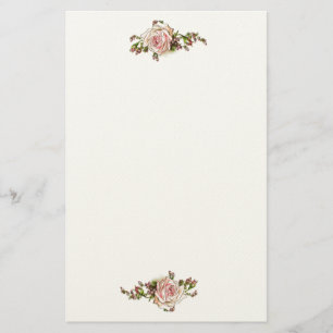 Romantische Rozen Rosebuds Elegant  Victoriaans Briefpapier