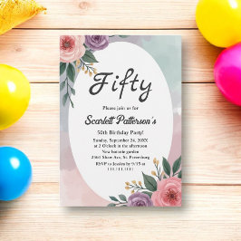 Romantische Rozen Rustieke Waterverf Bloemenverjaa Kaart