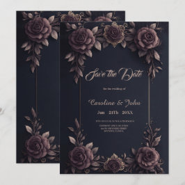 Romantische  rozen. save the date