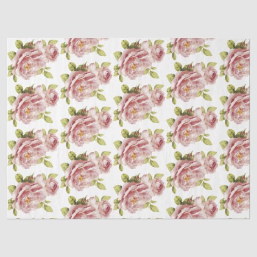 Romantische Rozen Serie Design 16 Tissuepapier (Voorkant)
