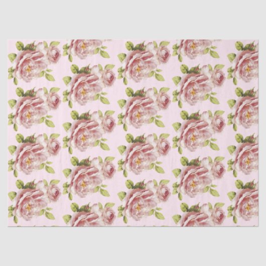 Romantische Rozen Serie Design 16 Tissuepapier (Voorkant)
