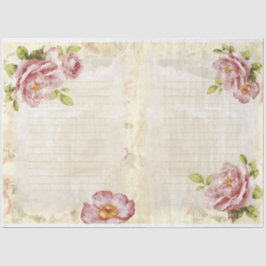 Romantische Rozen Serie Design 7 Tissuepapier