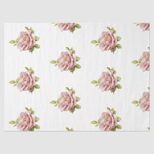 Romantische Rozen Serie Ontwerp 14 Tissue Papier (Voorkant)