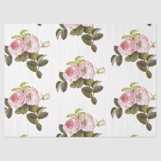 Romantische Rozen Serie Ontwerp 15 Tissue Papier (Voorkant)