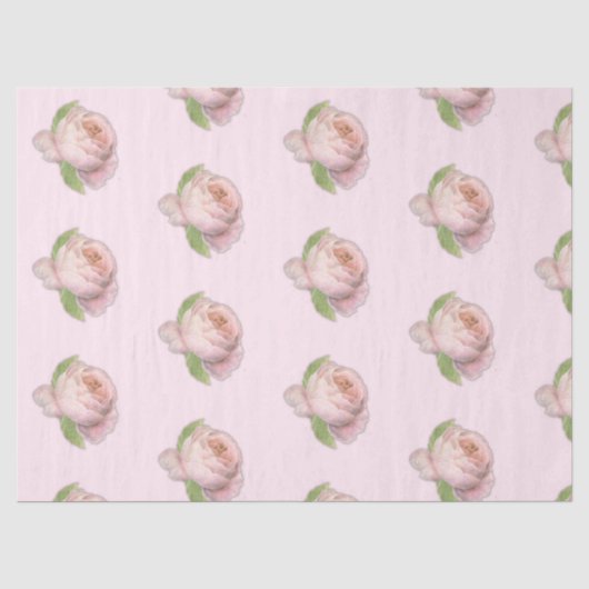 Romantische Rozen Serie Ontwerp 18 Tissue Papier (Voorkant)