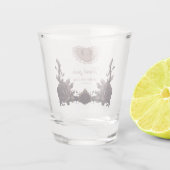 Romantische  rozen. shot glas (Achterkant)