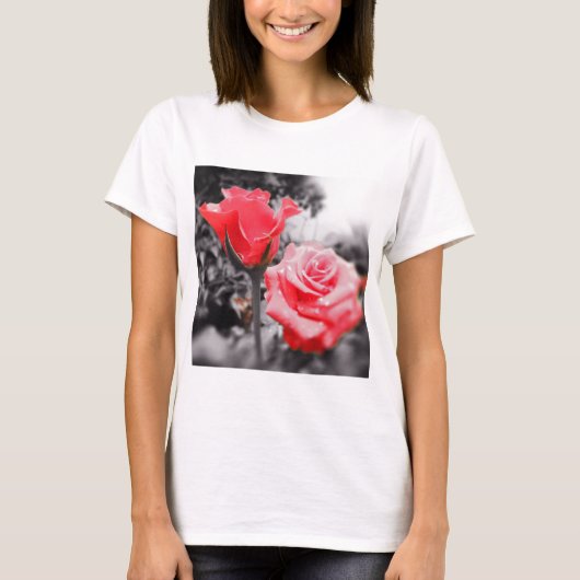 Romantische Rozen T-shirt (Voorkant)