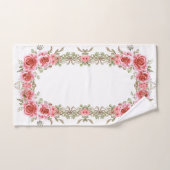 Romantische rozen tuin badkamer handdoek set (Handdoek)