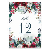 Romantische Rozen Waterverf Bindingnummers Kaart (Achterkant)