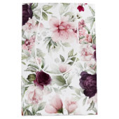 Romantische Rozen Waterverf Botanische 60e Verjaar Medium Cadeauzakje (Voorkant)