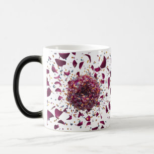 Romantische Rozenblaadjes Confetti Explosie Kleur  Magische Mok