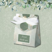 Romantische Sage Green Eucalyptus Wedding Bedankdoosjes