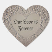 Romantische Sandy Roos Stickers (Voorkant)