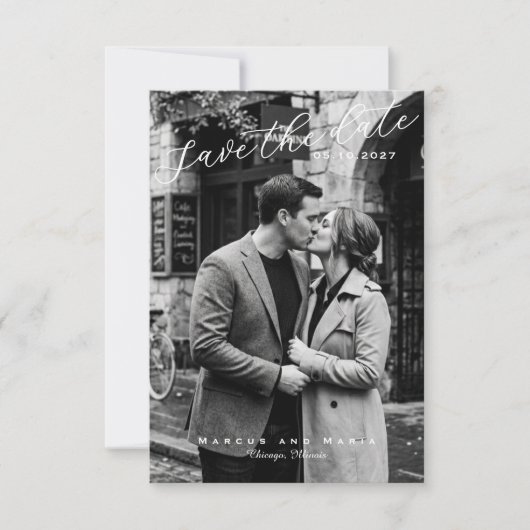 Romantische Save the Date (Voorkant)