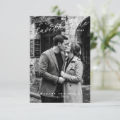 Romantische Save the Date (Staand voorkant)