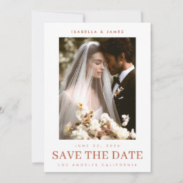 Romantische 'Save The Date' Plat Kaart
