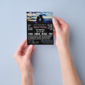 Romantische Scene, Speed Dating Event Adverteren Flyer (Hand)