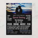 Romantische Scene, Speed Dating Event Adverteren Flyer<br><div class="desc">De Romantische Scène,  de gebeurtenis van de Snelheidsbepaling Adverteren Flyer door de Opslag van het Visitekaartje.</div>