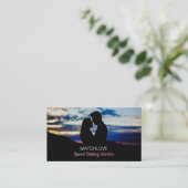Romantische Scene, Speed Dating Event Organizer Visitekaartje (Staand voorkant)