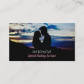 Romantische Scene, Speed Dating Event Organizer Visitekaartje (Voorkant)