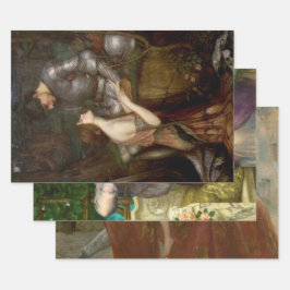 Romantische selectie van Vrouw Beauties Inpakpapier Vel