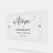 Romantische Sering Bloem Bruidsdouche Acryl Bord (Hoek)