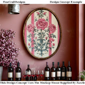 Romantische Shabby Chic Rozen CZ8 Decoupage Tissuepapier