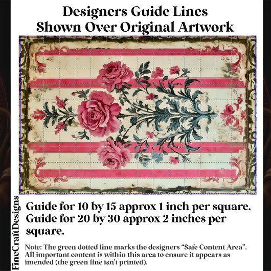 Romantische Shabby Chic Rozen CZ8 Decoupage Tissuepapier