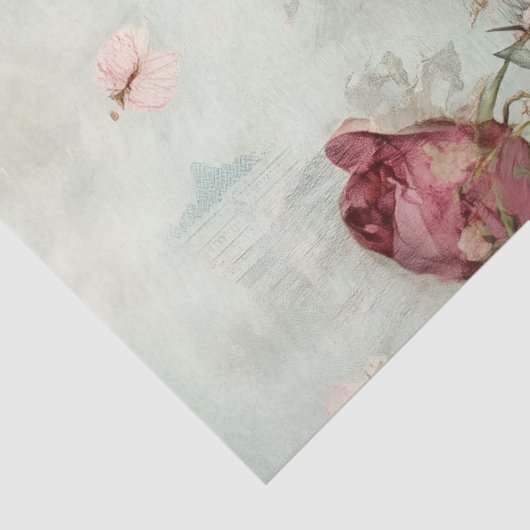 ROMANTISCHE SHABBY ROZEN DECOUPAGE TISSUEPAPIER (Detail)