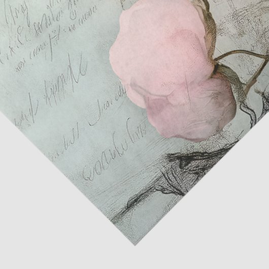 ROMANTISCHE SHABBY ROZEN DECOUPAGE TISSUEPAPIER (Detail)