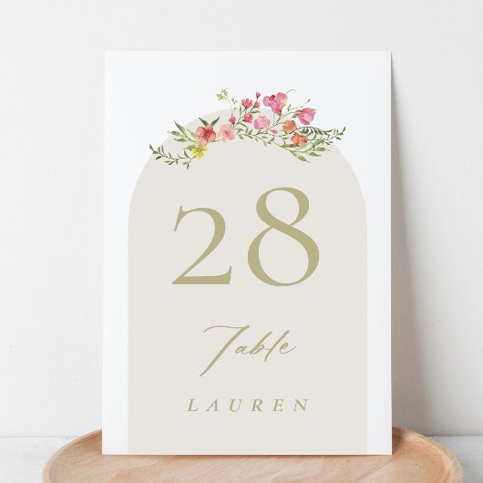 Romantische sierlijke bloemen lente tuin bruiloft kaart