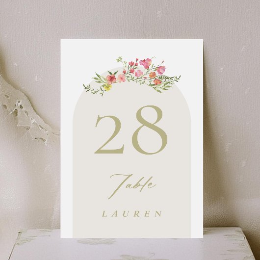 Romantische sierlijke bloemen lente tuin bruiloft kaart