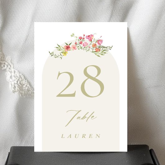 Romantische sierlijke bloemen lente tuin bruiloft kaart