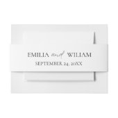 Romantische Sinaasappels Citrus bruiloft Uitnodigingen Wikkel (Voorkant Voorbeeld)